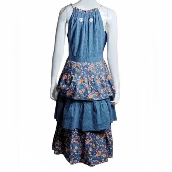 Anthropologie Kopal Izzy Embroidered Tiered Dress - Picture 7 of 9
